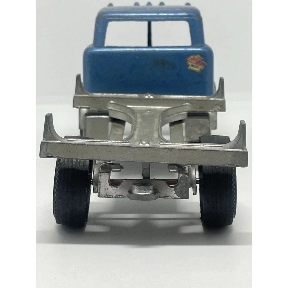 Hubley #1490 vintage Log Truck Rolls Great‎ And Bed Is Nice BLUE